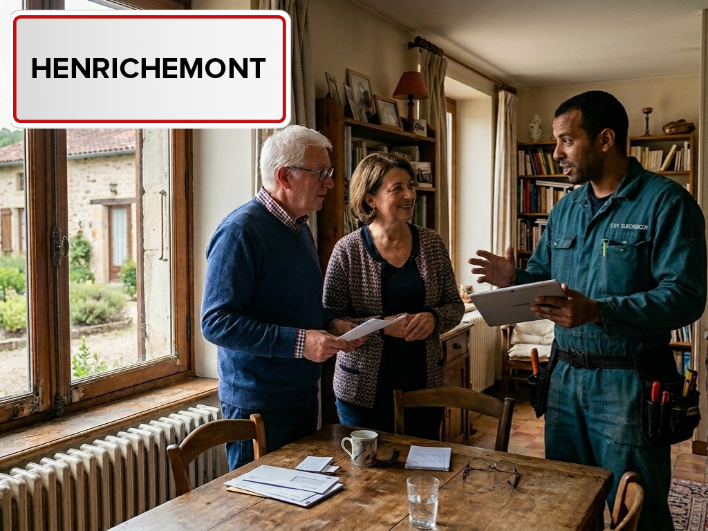 Installation de pompe à chaleur à Henrichemont (18250) dans le Cher