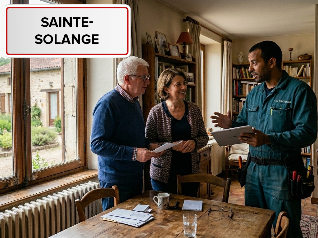 Installation de pompe à chaleur à Sainte-Solange (18220) dans le Cher